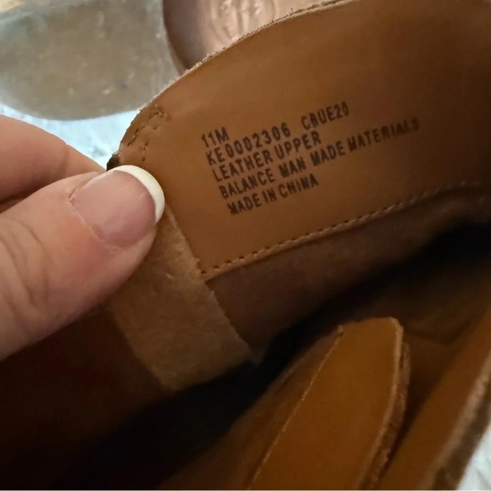 Kork Ease Brown Leather Ankle Booties size 11